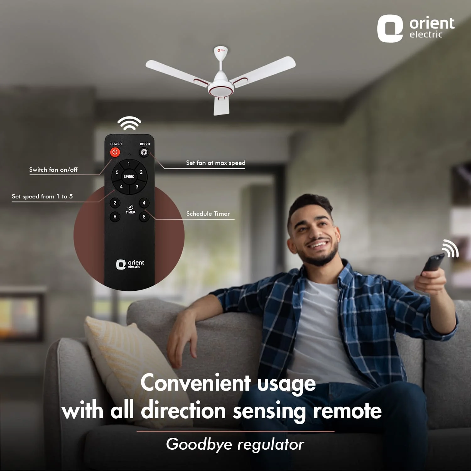 Hector Deco BLDC Ceiling Fan with Remote - Image 33