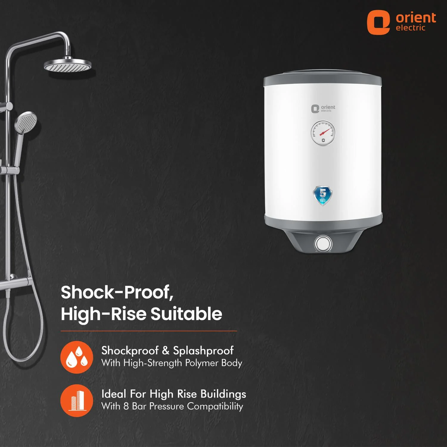 Aquanaut Water Heater (Geyser) | 5-Star Rated | Free Installation | Temperature Indicator | High-Rise Compatible - Image 21