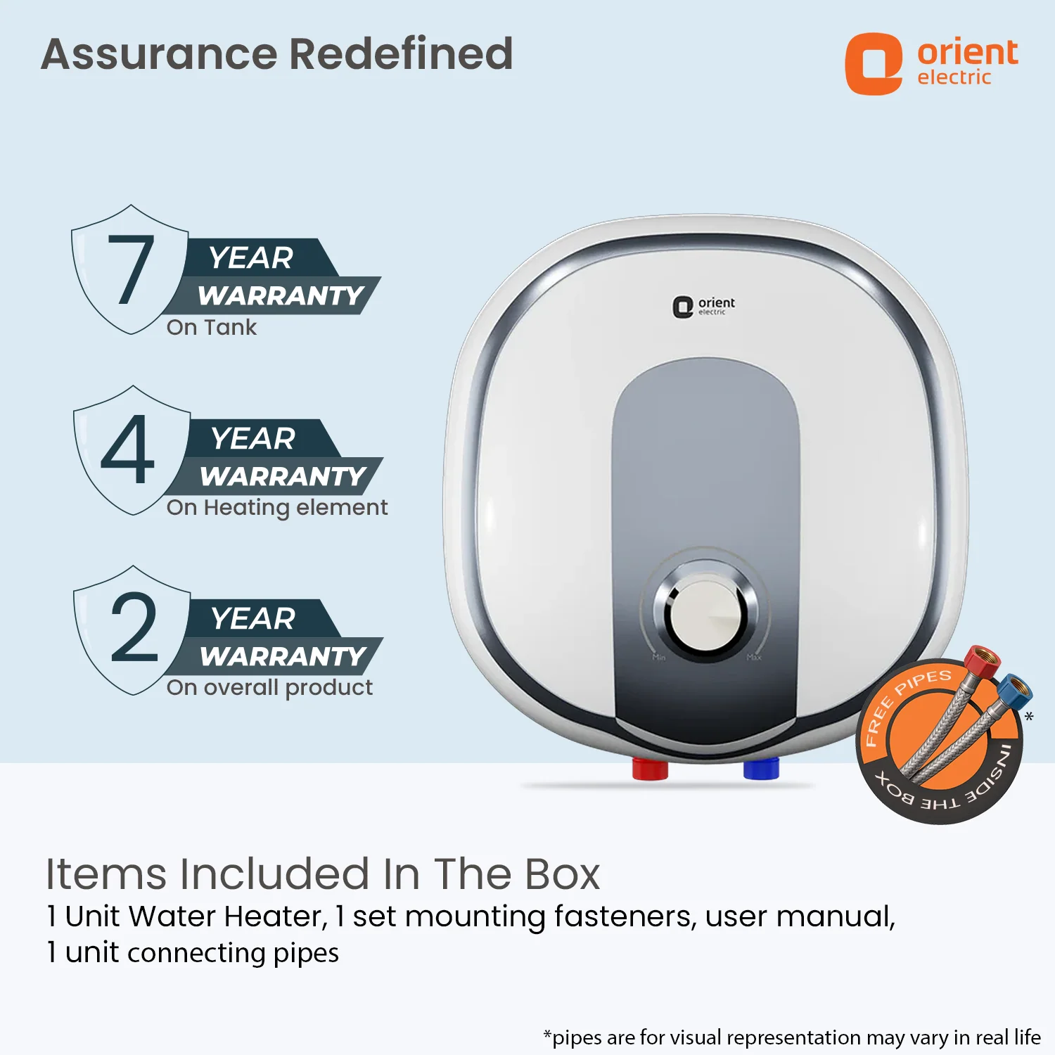 Aquator 5-Star Water Heater (Geyser) | Suitable for High-rise Buildings | 7 Year Tank Warranty | Free Installation and Connecting Pipes - Image 7