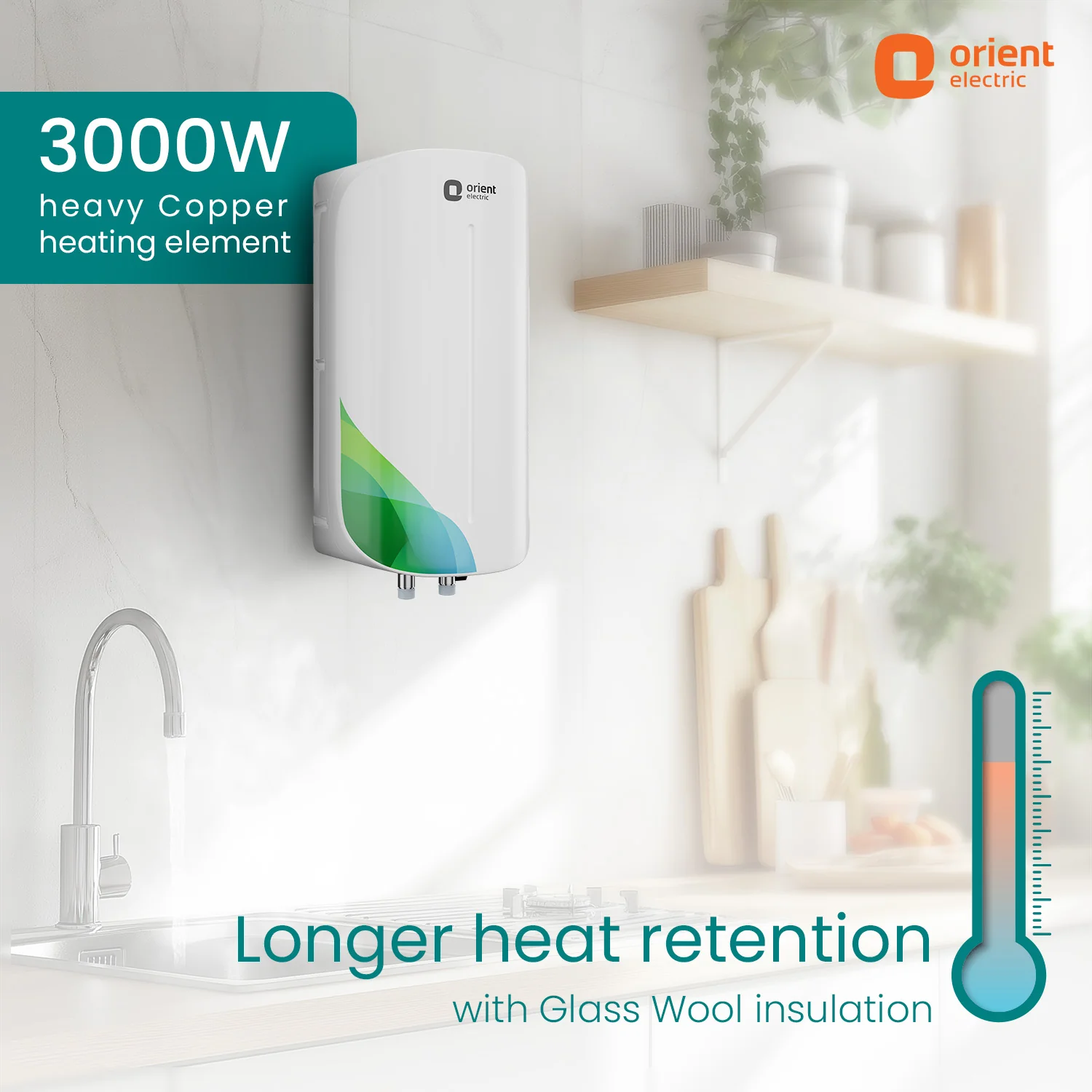 Aura Rapid Pro 5.9L Instant Water Heater (Geyser) | Bathroom Geyser - Image 4