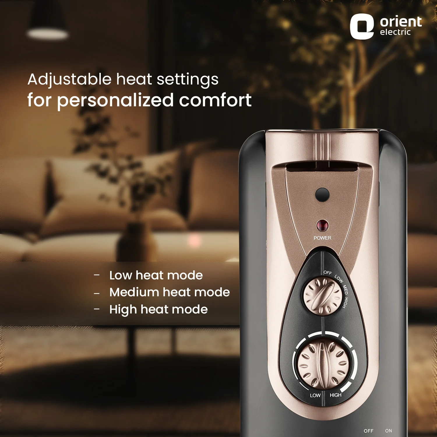 Comforter Collection 2900W /11 Fin Oil Filled Room Heater - Image 5
