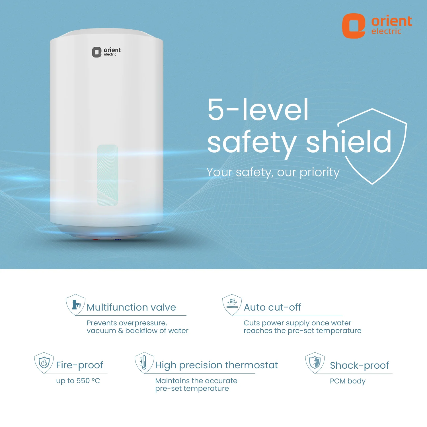 Cronos Pro Polymer Storage Water Heater (Geyser) - Image 3