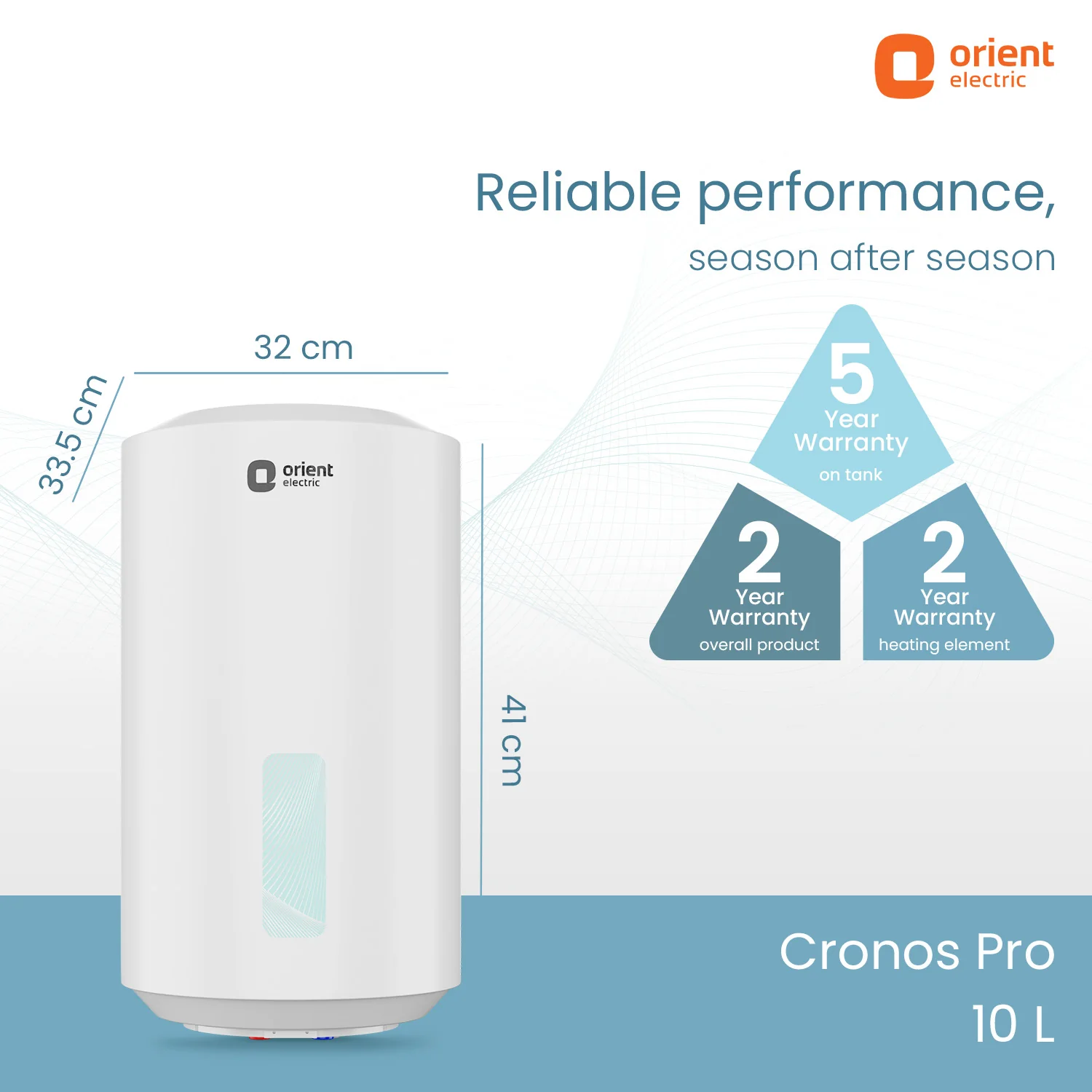 Cronos Pro Polymer Storage Water Heater (Geyser) - Image 7