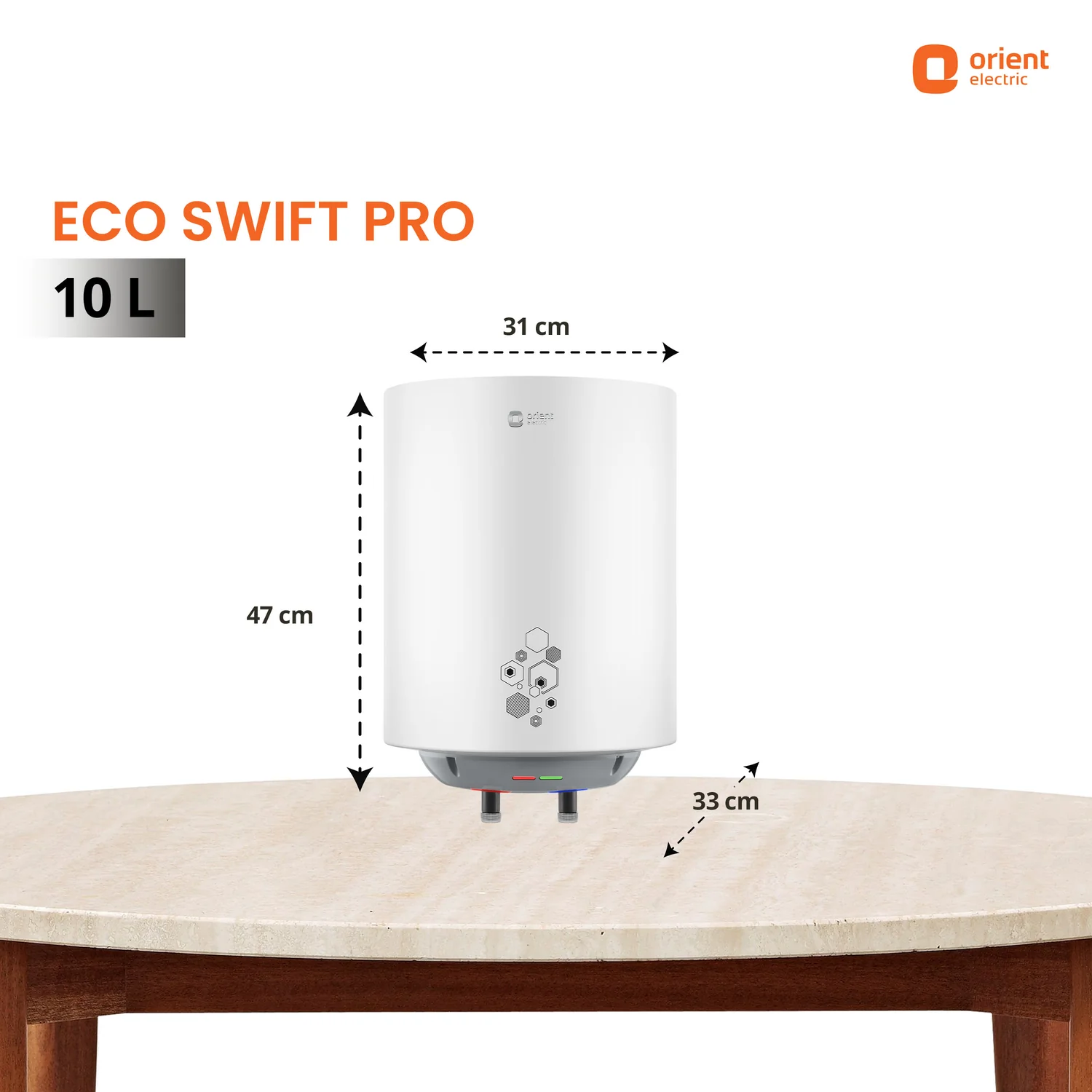 Ecoswift Pro Water Heater (Geyser) | Rust Proof Water Heater for Home Bathroom | 5 Years Warranty - Image 8