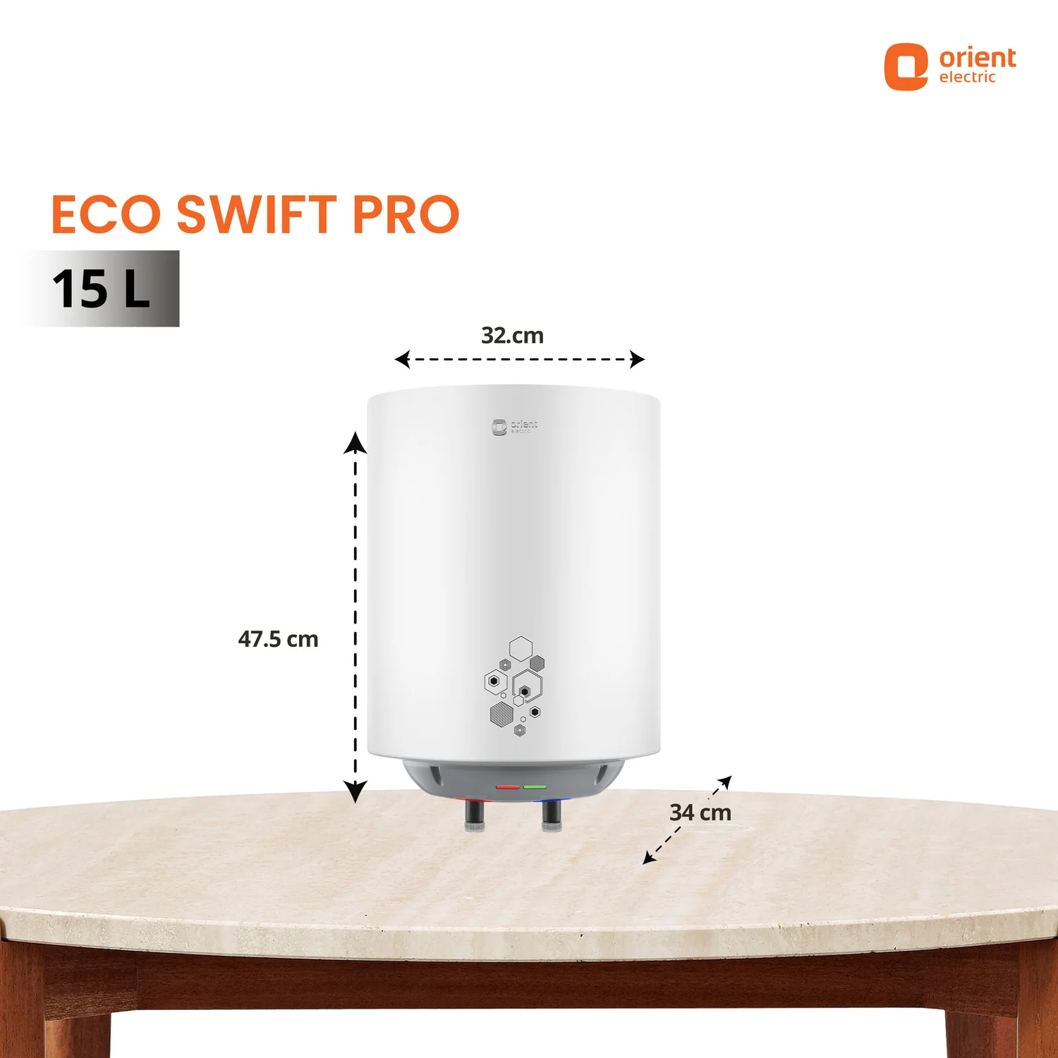 Ecoswift Pro Water Heater (Geyser) | Rust Proof Water Heater for Home Bathroom | 5 Years Warranty - Image 9
