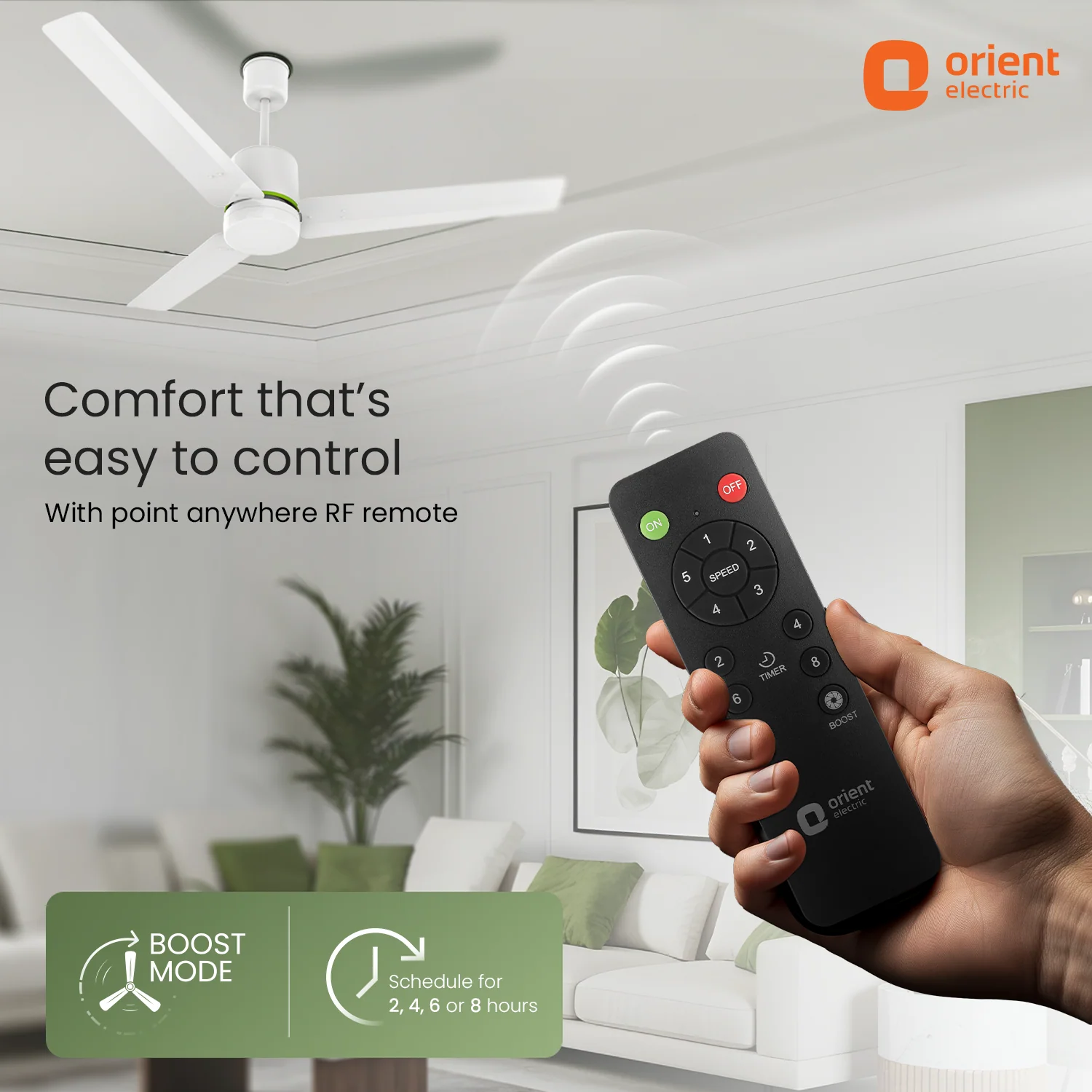 Ecotech Volt BLDC Ceiling Fan With Remote | 5 Star | Built in Battery Backup - Image 11