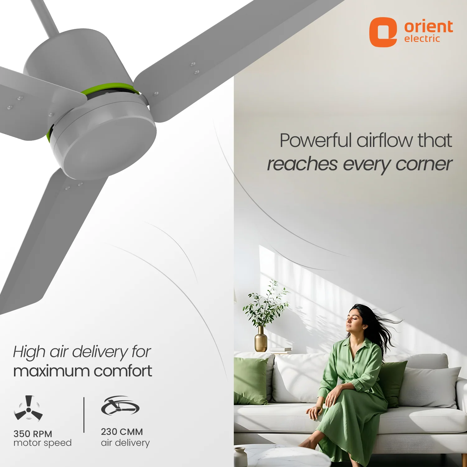 Ecotech Volt BLDC Ceiling Fan With Remote | 5 Star | Built in Battery Backup - Image 6