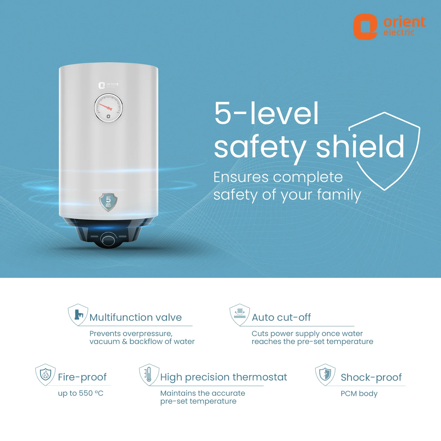 Enamour Classic Neo 5 Star Rated Glassline Tank Storage Water Heater (Geyser) - Image 12