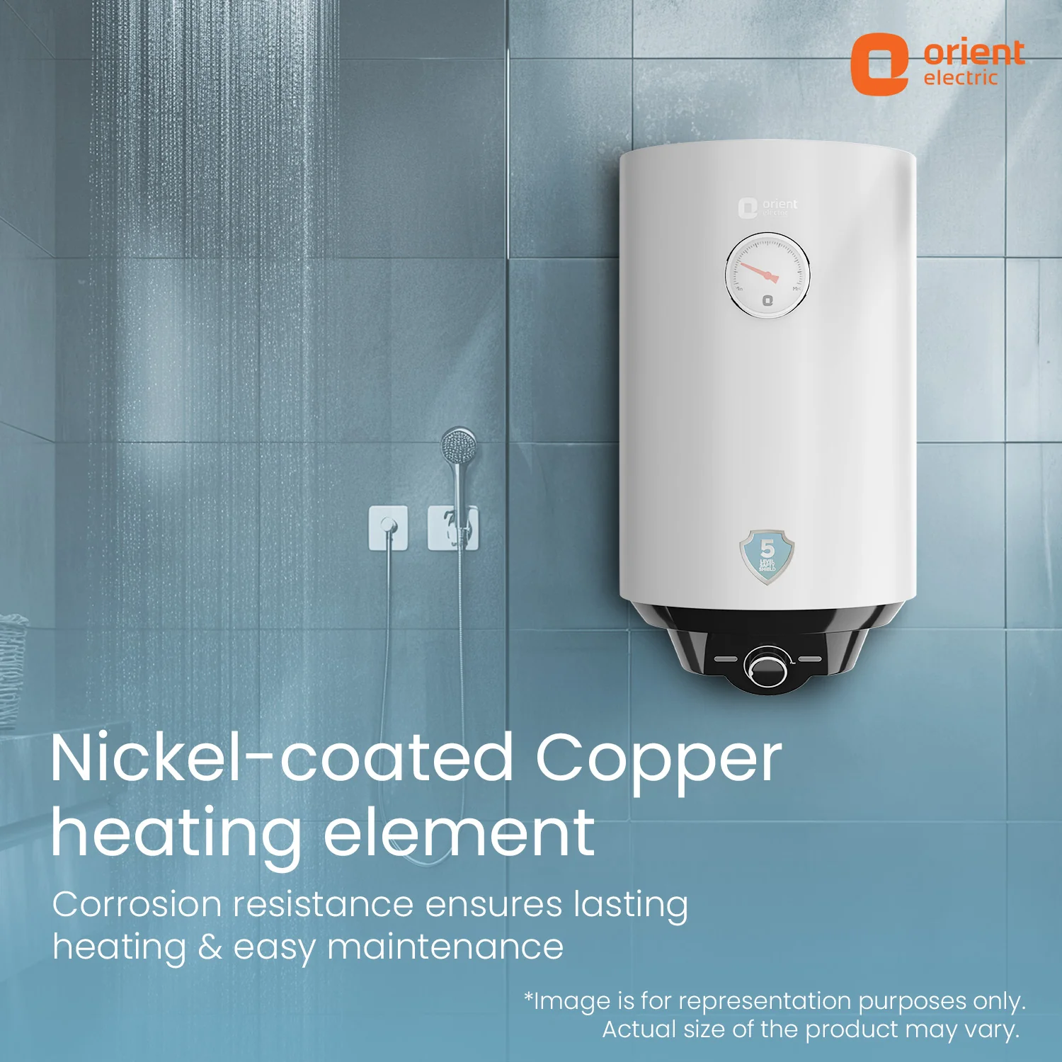 Enamour Classic Neo 5 Star Rated Glassline Tank Storage Water Heater (Geyser) - Image 16