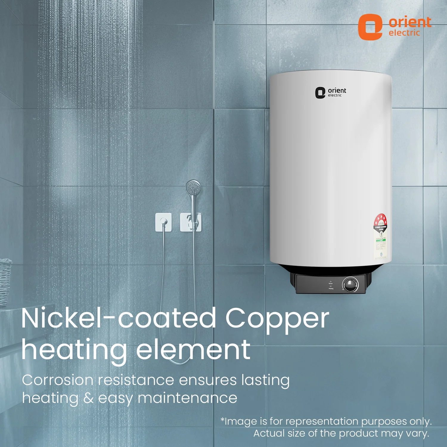 Enamour Classic Pro 5 Star Rated Polymer Storage Water Heater (Geyser) | Vertical Geyser - Image 15