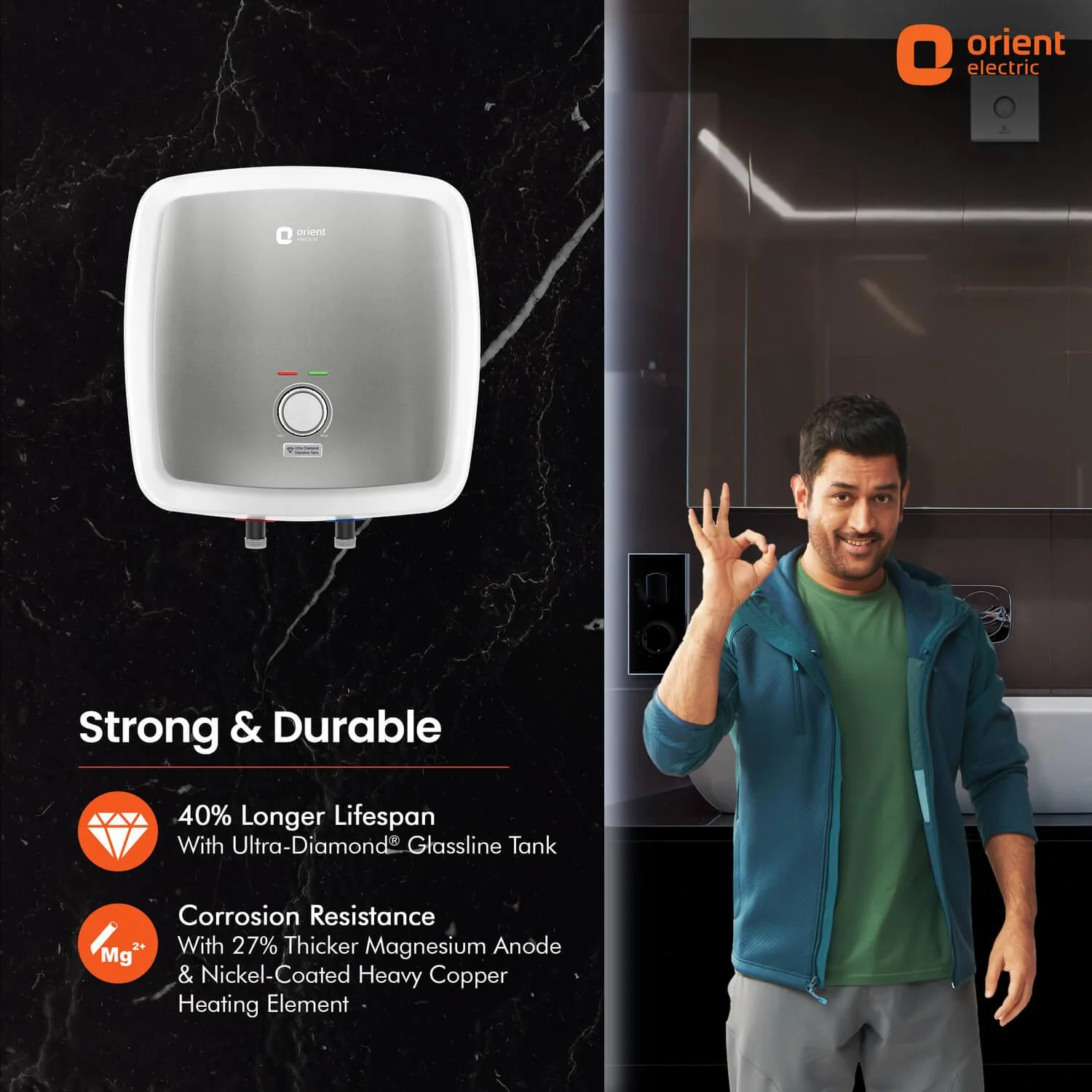 Enamour Prime 5 Star Rated Glassline Tank Storage Water Heater (Geyser) - Image 12