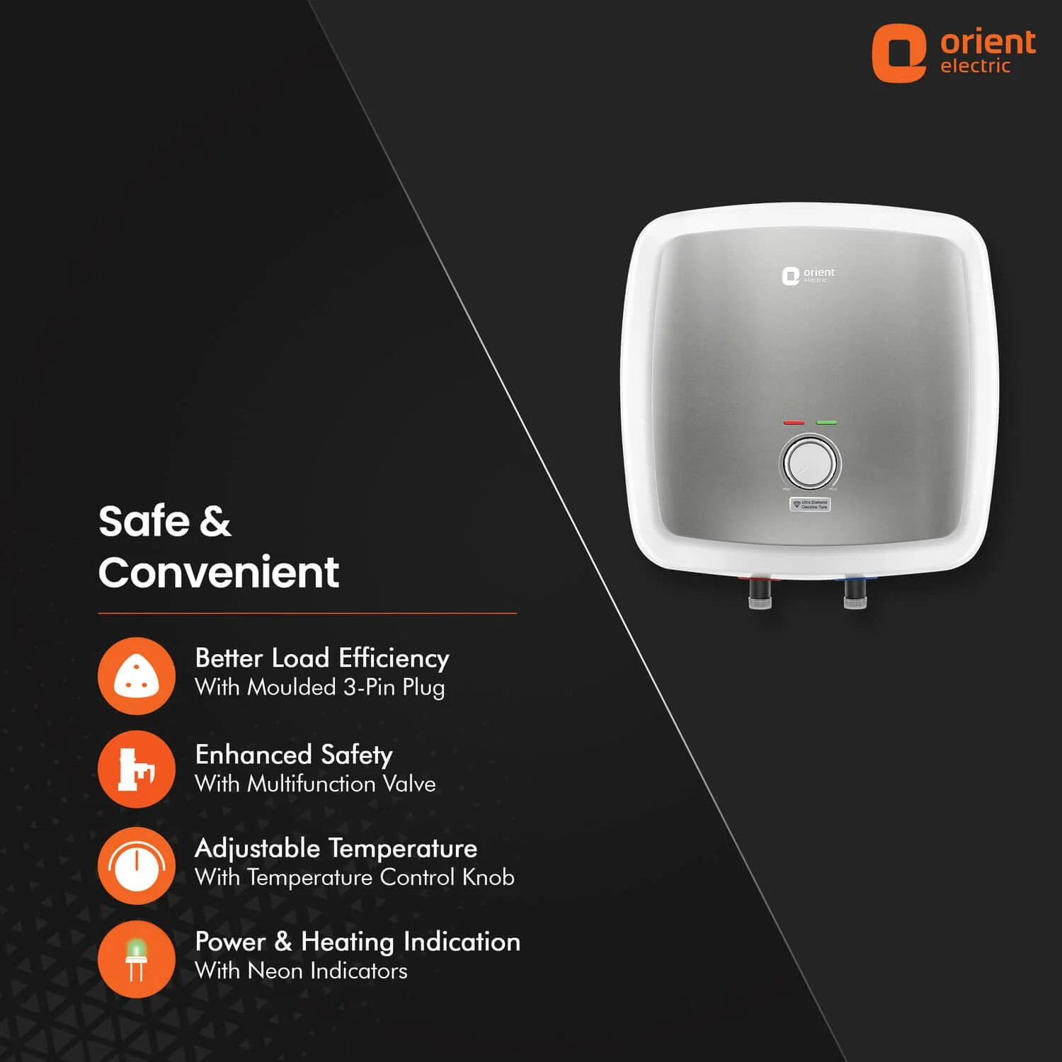 Enamour Prime 5 Star Rated Glassline Tank Storage Water Heater (Geyser) - Image 23
