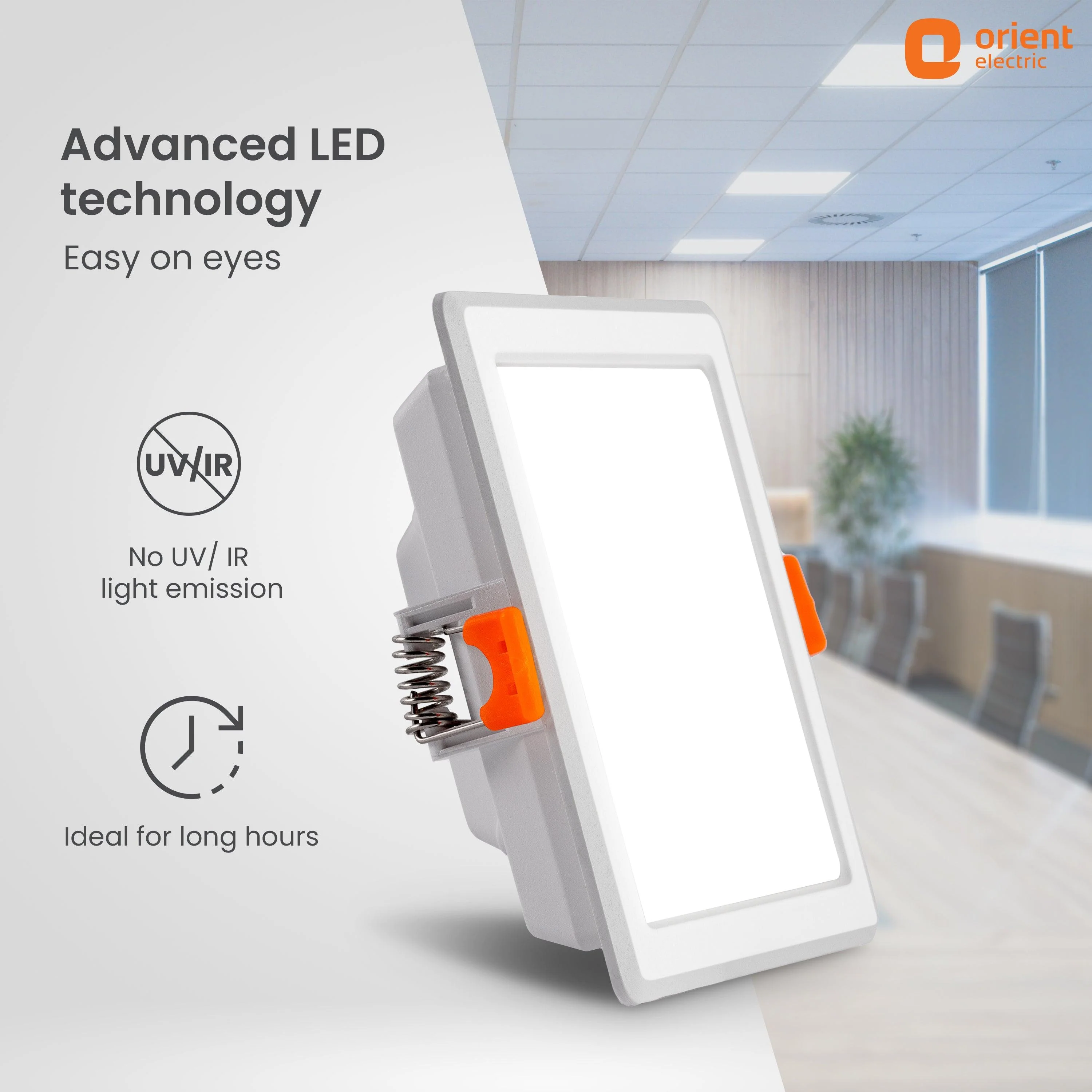 Eternal Backlit LED Recess Panel Square Light - Image 11