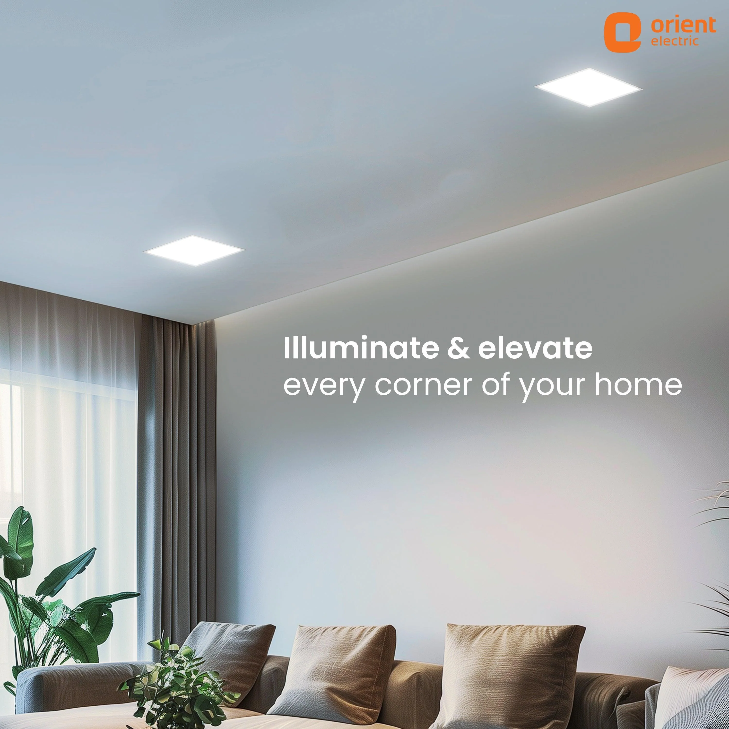Eternal Backlit LED Recess Panel Square Light - Image 5
