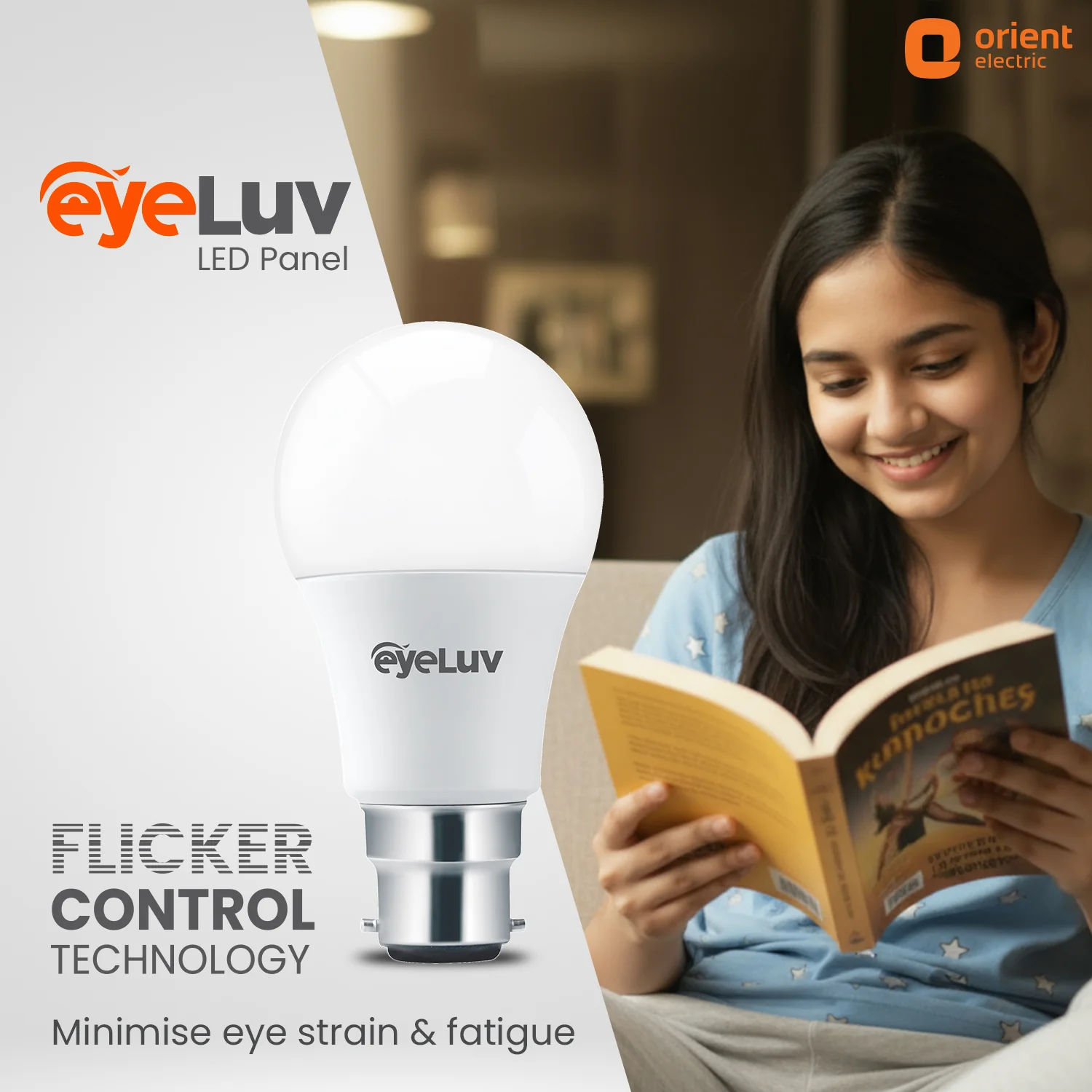 EYELUV Flicker Controlled LED Bulb - Image 5