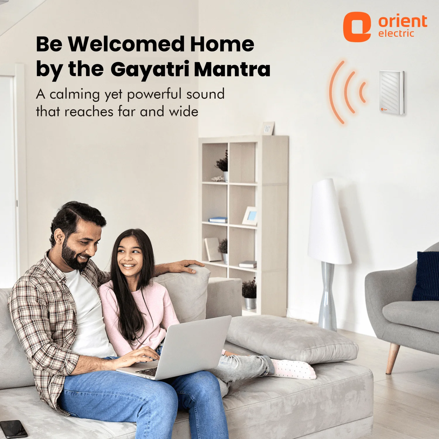 Gayatri Mantra Electric Door Bell (White) - Image 3