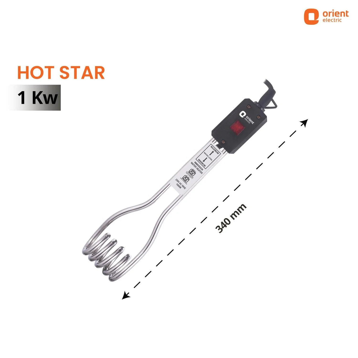 Hot Star 1000W Immersion Rod Water Heater - Image 6