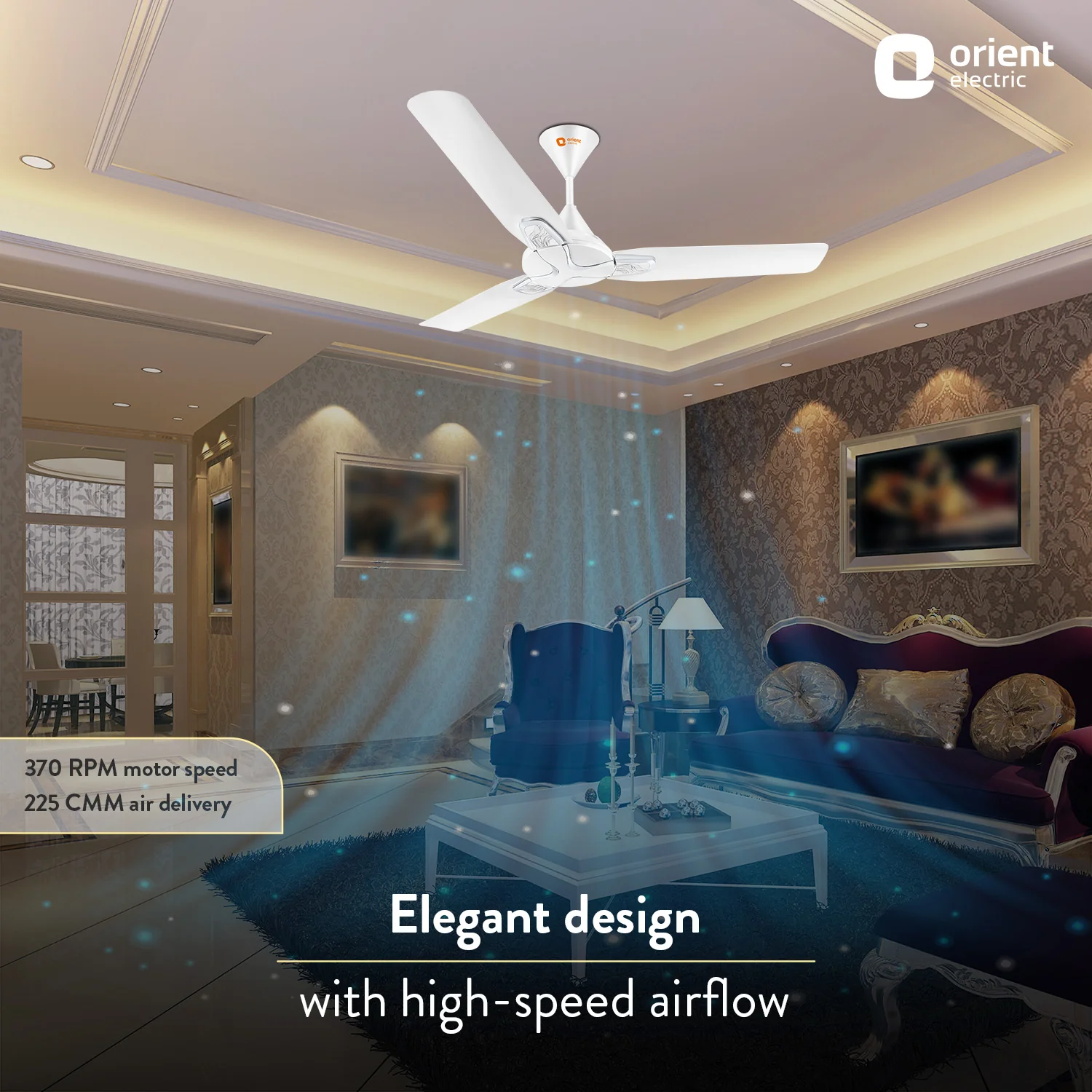 Jazz Art 1200 mm Decorative Ceiling Fan | 2-Year Warranty - Image 8