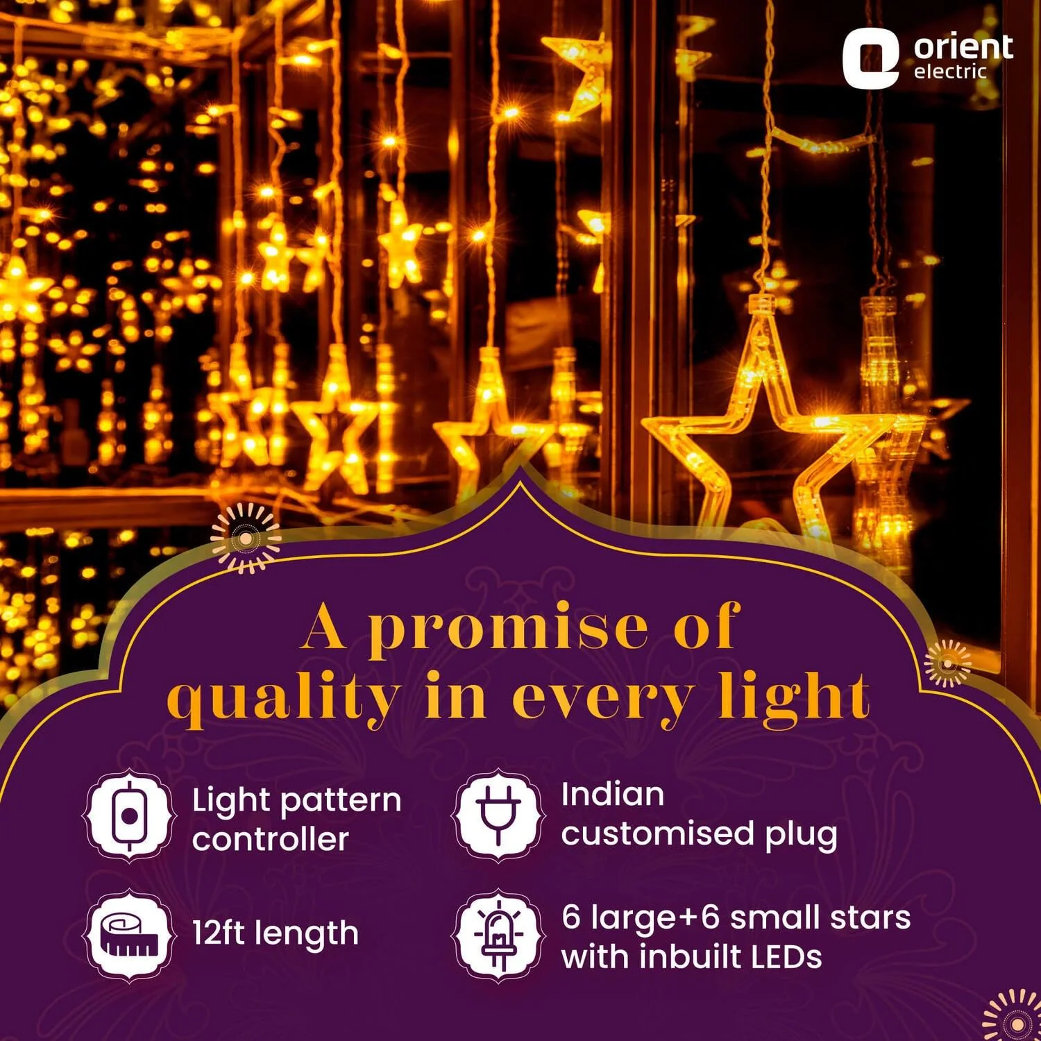 Joylite Star LED Curtain Light for Home - Image 3