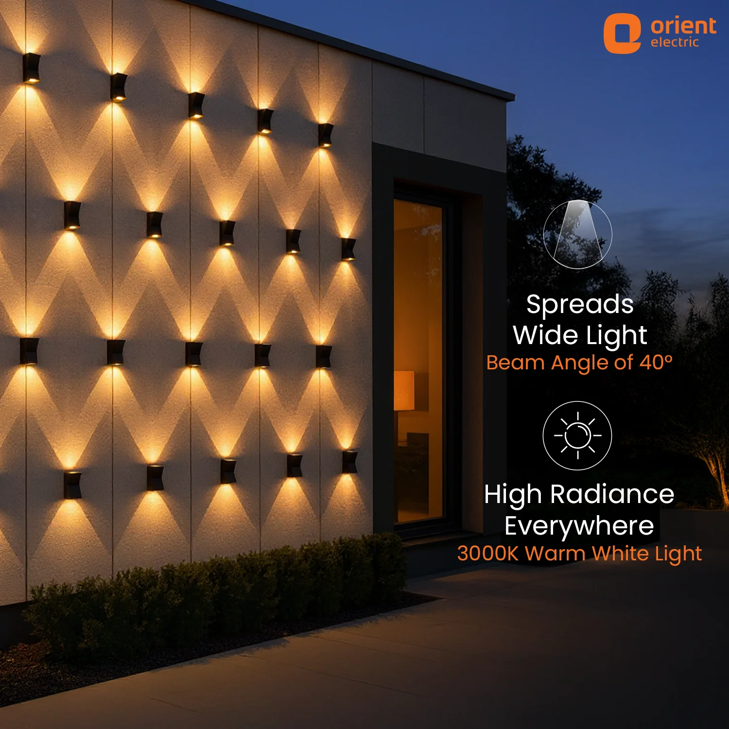 K Type 2 Way Deco LED Wall Light - Image 5