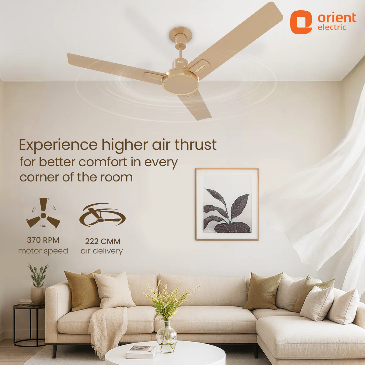 Luna High Speed Decorative Ceiling Fan | 2 Year Warranty - Image 34