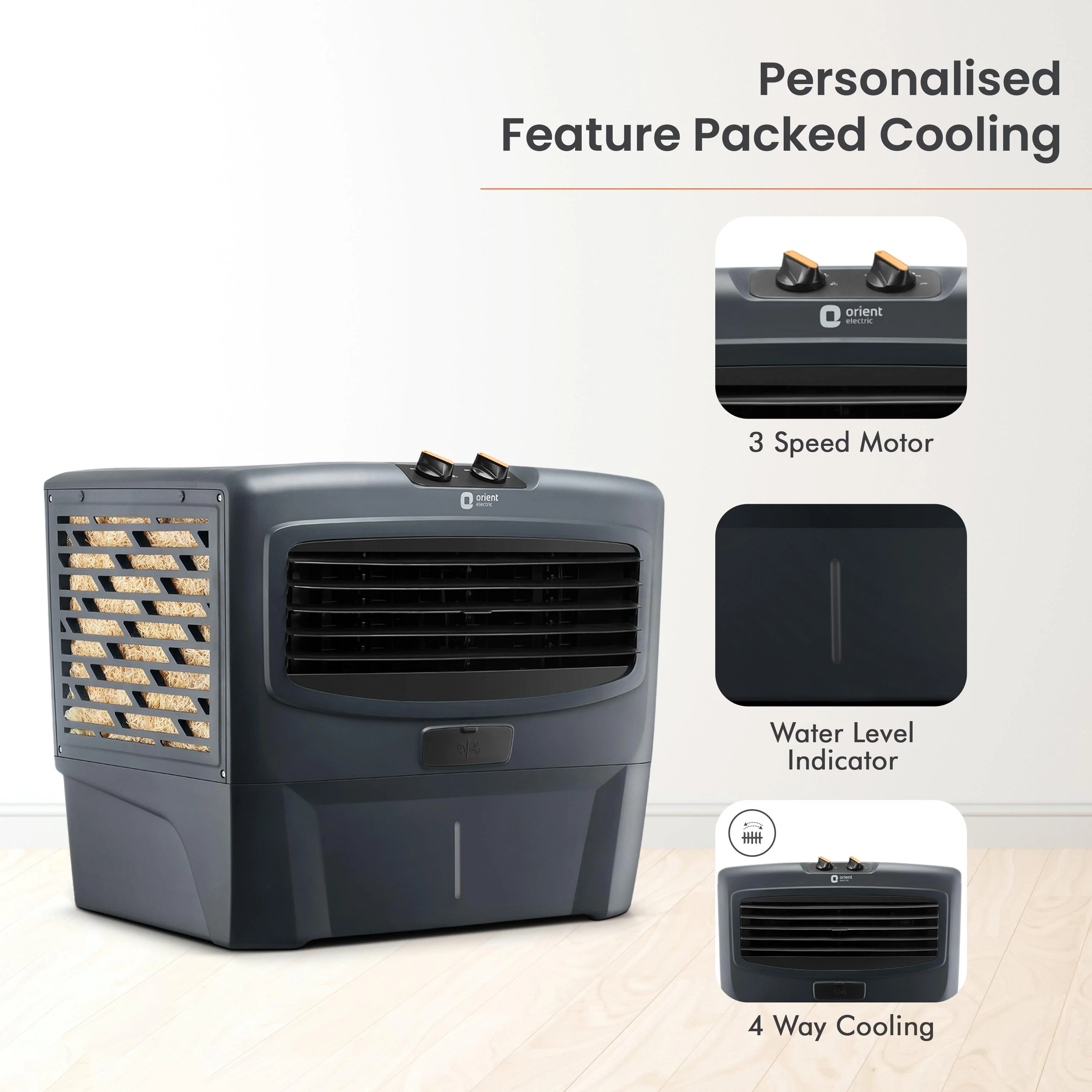 Magicool+ Window 55L Window Air Cooler with Powerful Air Delivery - Image 5