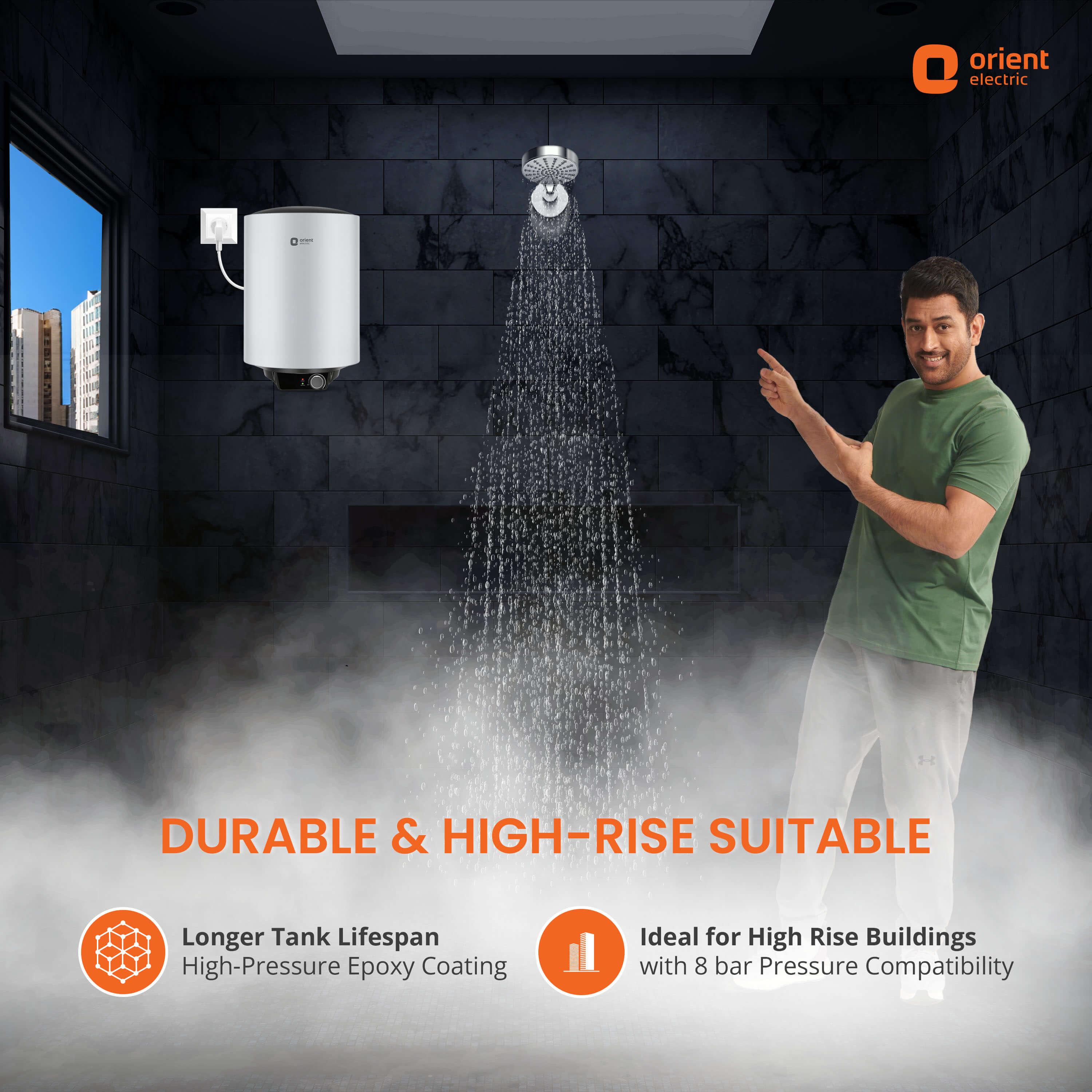 Maverick 5 Star Rated Polymer Coated Tank Water Heater (Geyser) - Image 11