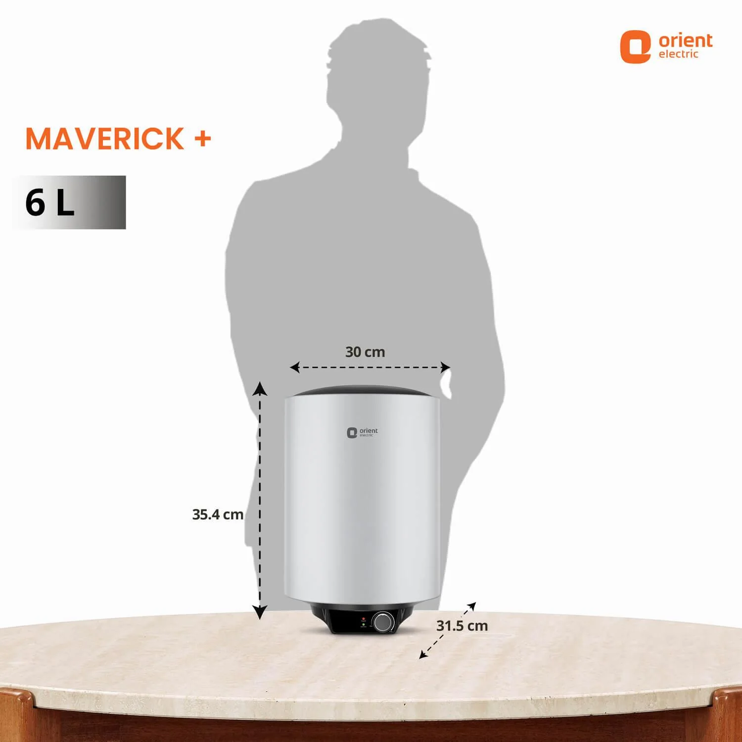 Maverick 5 Star Rated Polymer Coated Tank Water Heater (Geyser) - Image 24