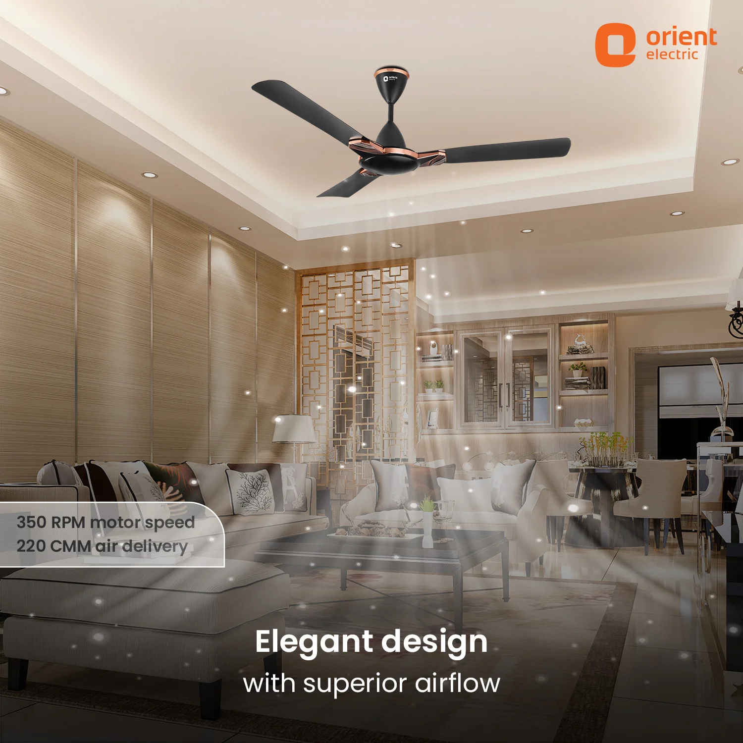Mozart Minimalist Designer Ceiling Fan - Image 21