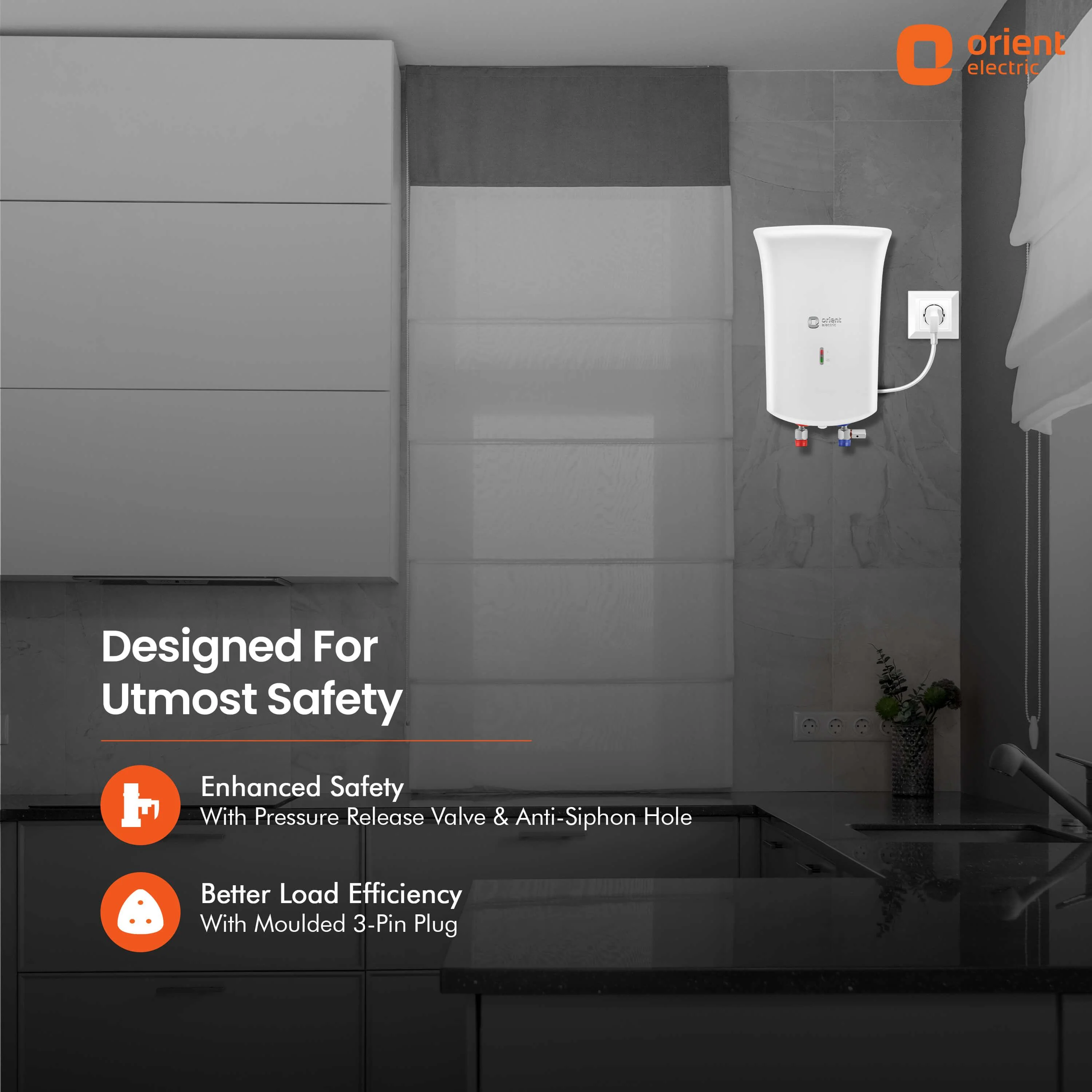 Primus 3L Instant Water Heater (Geyser) White | Kitchen Water Heater - Image 4