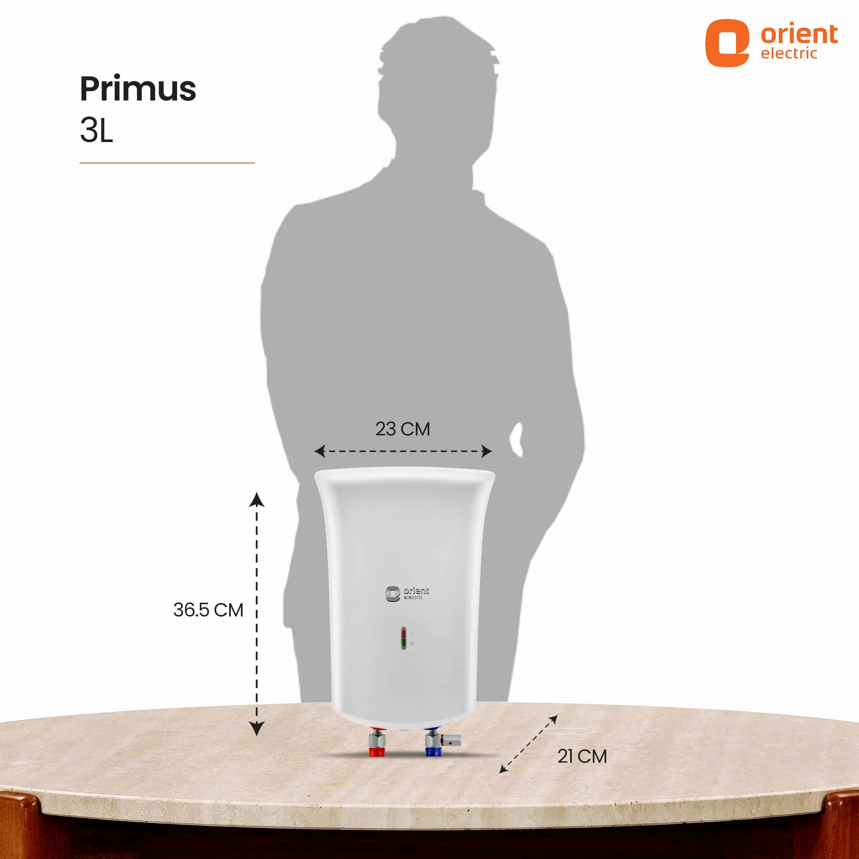 Primus 3L Instant Water Heater (Geyser) White | Kitchen Water Heater - Image 7
