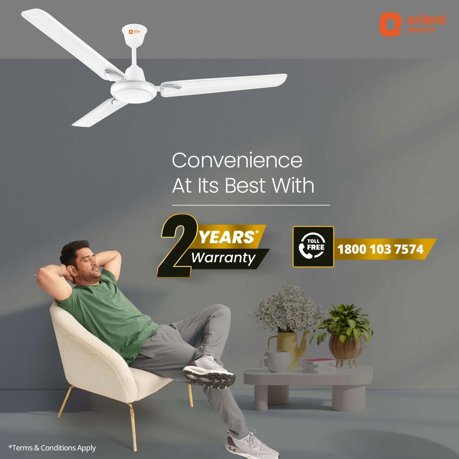 Rapid Air Deco High Speed Ceiling Fan - Image 8