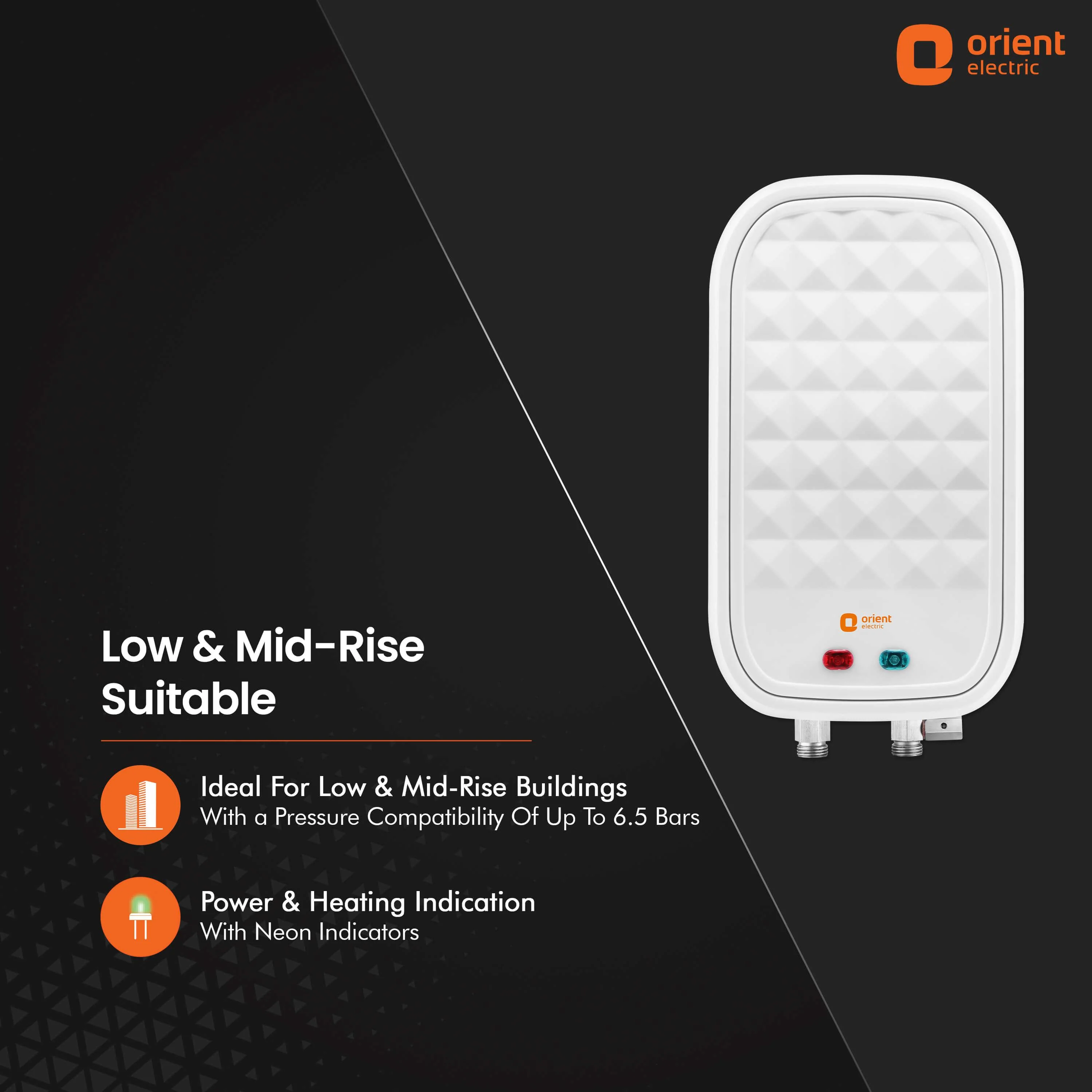 Revatto 3L Instant Water Heater (Geyser) White - Image 5