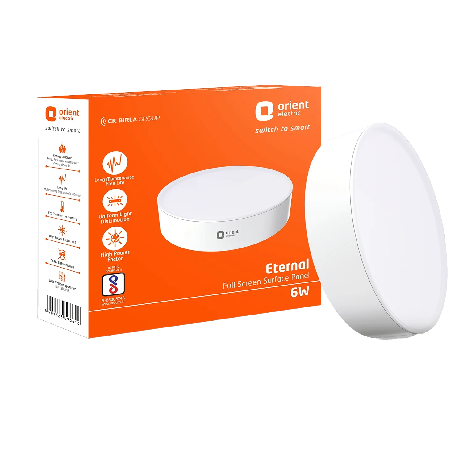 Rimless LED Surface Panel Light | Wide Voltage Operation | BIS Certified - Image 3