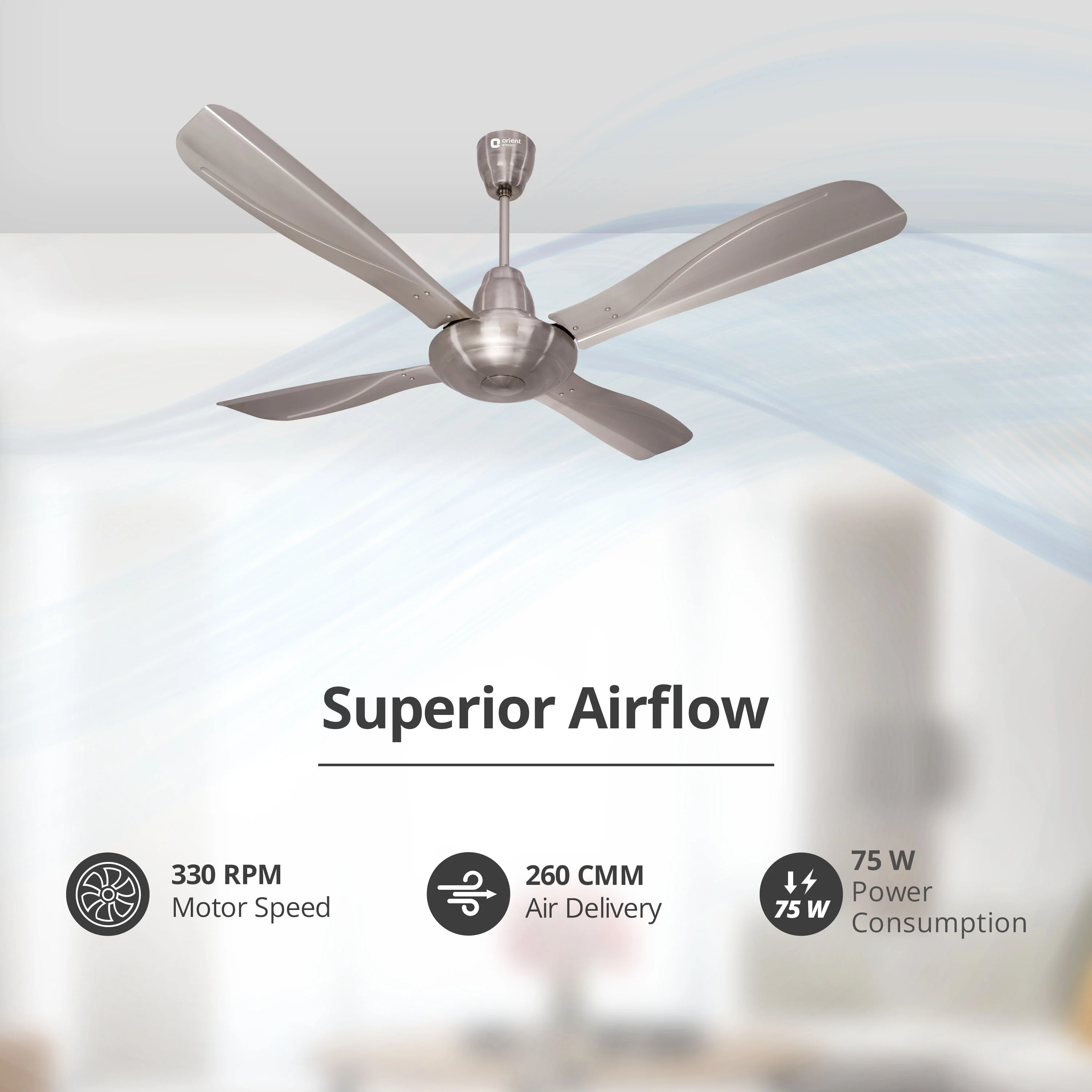 Stallion 4 Blade Ceiling Fan - Image 18