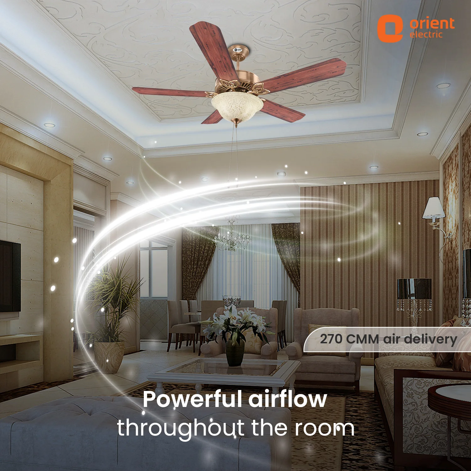 Subaris Solo Underlight Ceiling Fan - Image 9