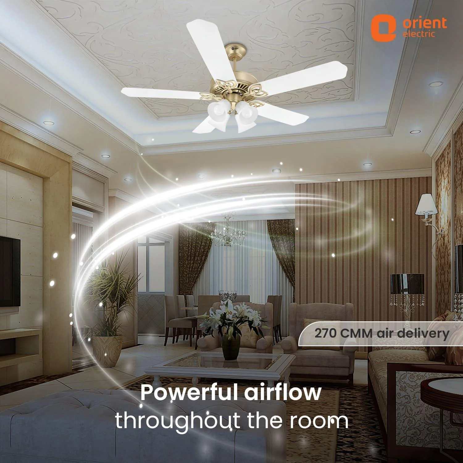Subaris Underlight Premium Ceiling Fan with Remote | 2-year Warranty - Image 6