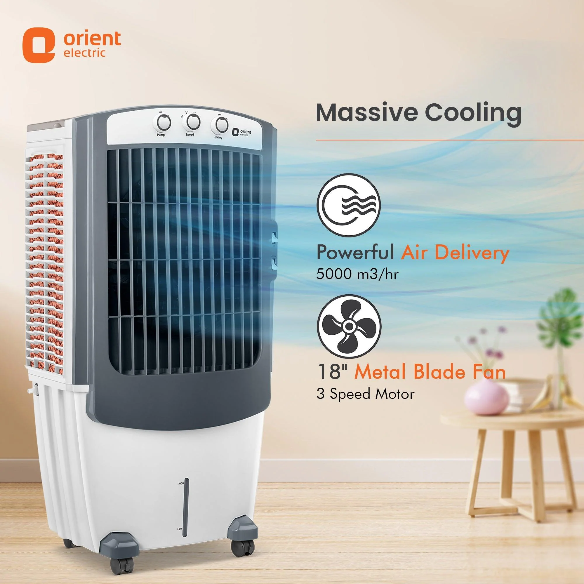 Titan Desert Air Cooler with Honeycomb Pads - Image 10