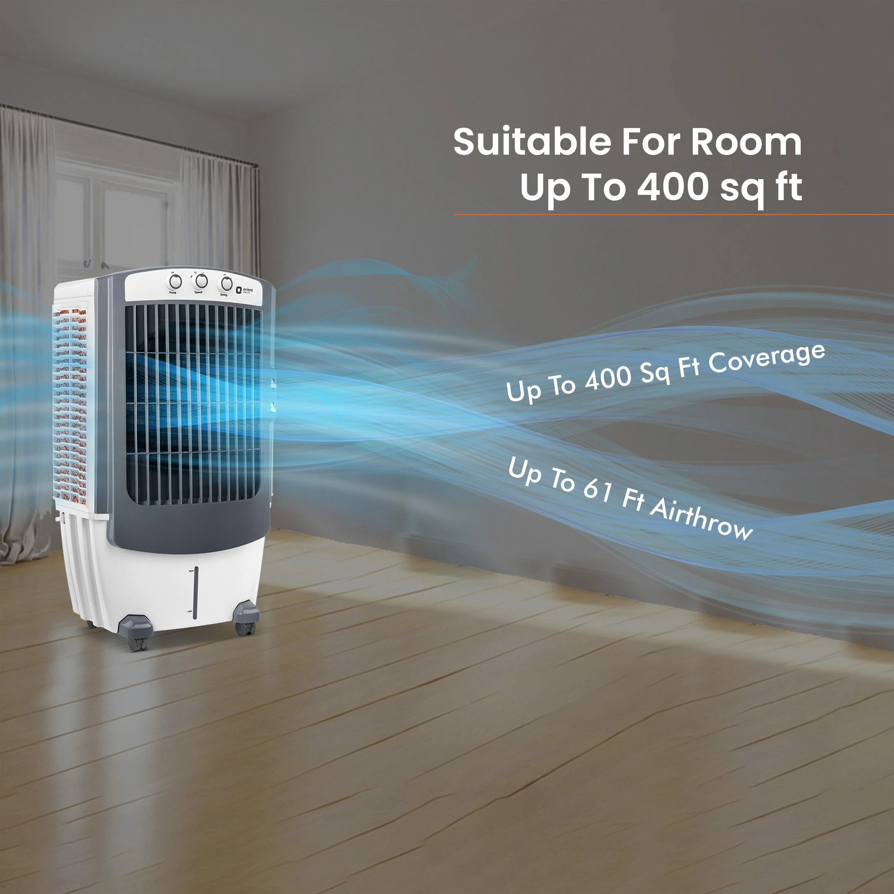 Titan Desert Air Cooler with Honeycomb Pads - Image 3
