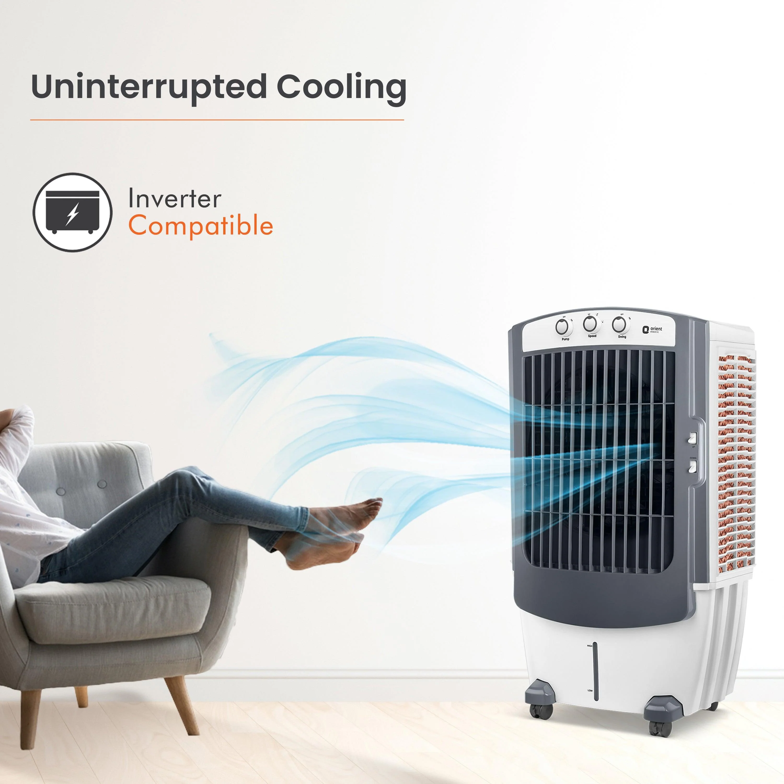 Titan Desert Air Cooler with Honeycomb Pads - Image 8