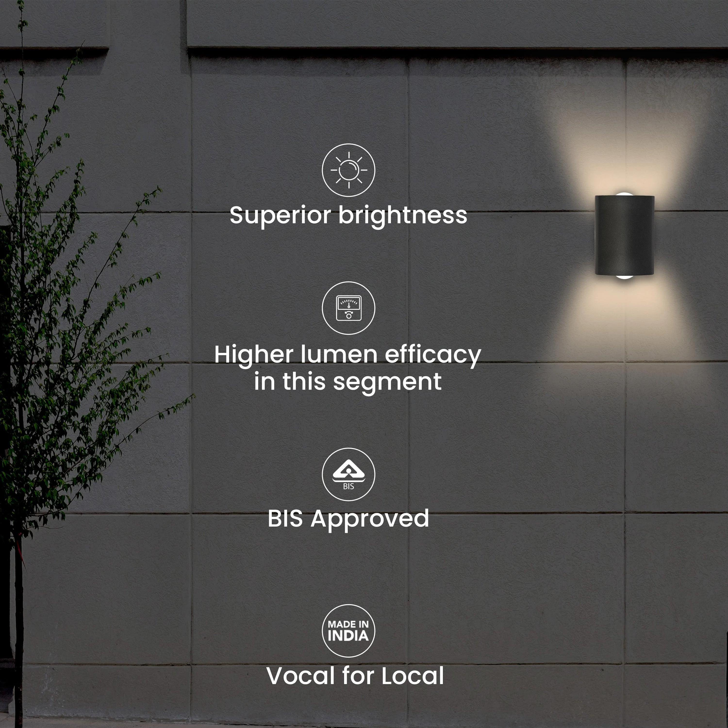 Up Down Deco LED Wall Light - Image 3