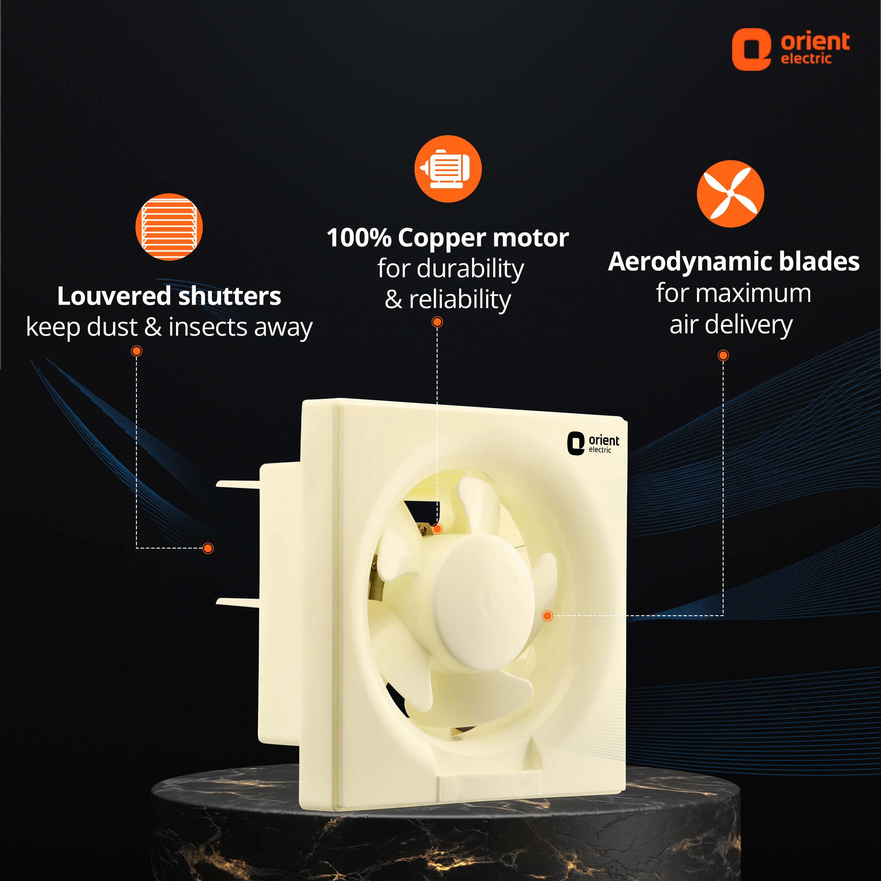 Ventilator DX 250mm (9.84 inch) Exhaust Fan for Kitchen - Image 7